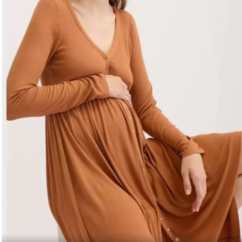 NWOT Hatch Softest Rib Nursing Dress